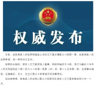 阜南王文振聚眾斗毆案一審判決生效 獲刑3年1個月