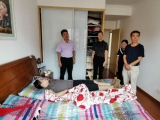 乌沙镇领导上门看望慰问患病考生桂浩