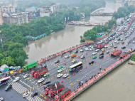 合肥首次采用重車壓載法助力橋梁抗浮抗沖擊