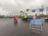 合肥经开区部分路段出现积水 交警提醒绕行