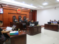 寧國法院公開開庭審理一起不服治安管理處罰行政案件