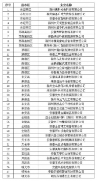 滁州市第十三批市級企業技術中心名單公示