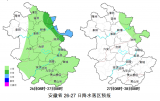 安徽26日有7～8级阵风   江北东部部分地区大雨，局部暴雨 