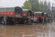 致敬！馳援霍邱淮河大堤抗洪千余名官兵班師回營