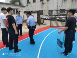 蚌埠： 经开区公安分局开展反恐处置演练