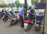 肥西县城管局持续开展非机动车专项整治
