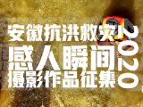 2020年安徽抗洪救灾“感人瞬间”摄影作品征集评选活动正式启动