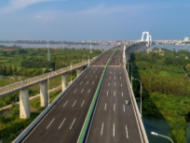 芜湖长江三桥公路桥通车