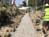 合肥經開區筆峰路與金爐路交口污水管網改造工程預計9月底完工