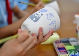合肥小学生手绘陶艺感恩教师节