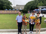 曾在华中科技大学留影，安徽援鄂护士长重返武汉送子上大学