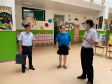 社发局督学莅临合肥市新桥幼儿园对疫情防控落实情况检查督促