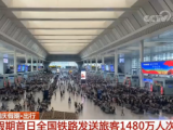 【国庆假期·出行】假期首日全国铁路发送旅客1480万人次