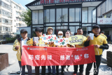 邮储银行合肥市分行志愿者探访外卖员集合地
