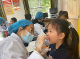 合肥市宿州路幼儿园开展涂氟护齿活动