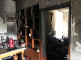 合肥一小区发突大火 多户居民家被烧受损