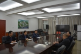 肥东县领导来合肥市通用技术学校调研 给校企合作搭桥
