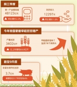 前三季度第一产业增加值48123亿 农业生产成国民经济运行突出亮点