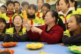 淮北市古城路小學：世界糧食日里倡節儉