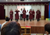 大渡口镇中心学校举办“弘扬红色文化，砥砺家国情怀”诗词朗诵会