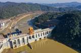 国家重点水利工程黄山月潭水库正式下闸蓄水