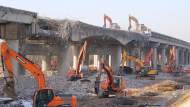 合肥至六安高速G40江淮運河大橋開始拆除