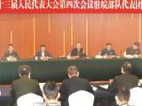 直通安徽省两会|李锦斌参加驻皖部队代表团审议