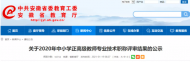 六安正高級教師專業(yè)技術(shù)職稱評審公示