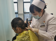 安醫大四附院病房里的理發室“開張”了