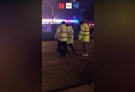 合肥一路口現(xiàn)3米深洞