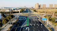 滁州一快車(chē)道提前完成改造并通車(chē)放行