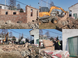 肥西县严店乡：拆除违章建筑  规范土地管理