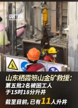 11人已获救！今日山东金矿救援为何大突破？ 详解→