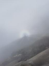 天柱山大年初一驚現“佛光”奇觀  