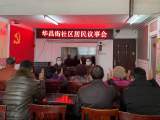 天桥街道华昌街社区召开居民议事会