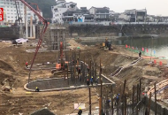 黃山屯溪鎮(zhèn)海橋輪廓初現(xiàn)