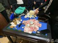 銅陵一茶樓包廂內賭博 民警巡查時抓現行