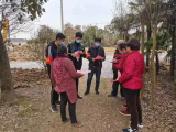 肥西縣紫蓬鎮禁放煙花爆竹在行動