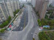 合肥軌道交通4號線呈坎路站東西向道路放行