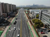 合肥地铁4号线桐城路站南北向道路放行