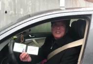 宣城72歲老人喜提駕照 要駕車帶老伴去旅游