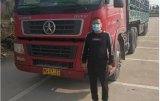 一男子京台高速无证驾驶重型牵引车  被合肥交警查获