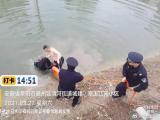 阜阳：老人跳河轻生 民警迅速下水救援