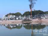 黄山市屯溪老街滨江西路一塔吊操作室失火