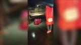 阜陽農婦雨夜遭車禍  護士路過忙救援