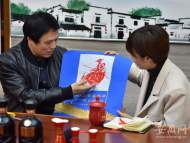 “廬陽剪紙”傳承人朱山中做客徽派：剪刀會說話 匠心在紙間