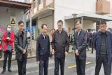 安徽省住建廳廳長賀懋燮、市長葉露中慰問市環衛處工人和城管工作人員