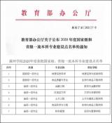 滁州学院两个专业入选国家级一流本科专业建设点