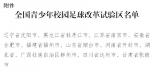 合肥拟列入教育部全国青少年校园足球改革试验区 全国共设有11个试验区