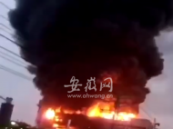 直擊上海金山大火|現場黑煙滾滾 廠房外立面被熊熊大火“盤踞”